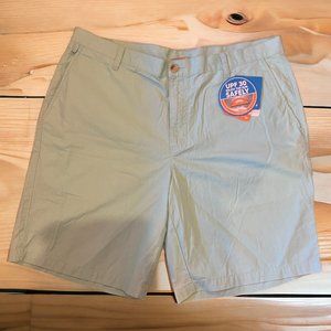 Columbia Sportswear Company 100% Cotton Teal Blue Bermuda Hiking Shorts 38 W